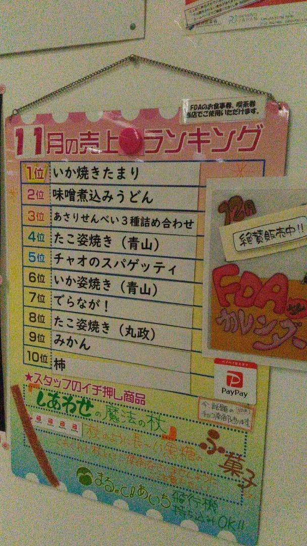 名古屋空港土産ランキング 月夜に散漫